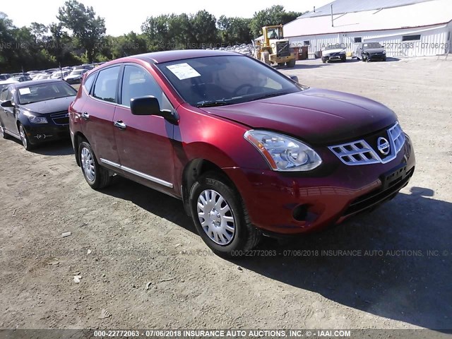 JN8AS5MV4BW311498 - 2011 NISSAN ROGUE S/SV/KROM RED photo 1