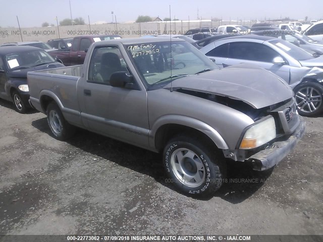 1GTCS1448XK500531 - 1999 GMC SONOMA TAN photo 1