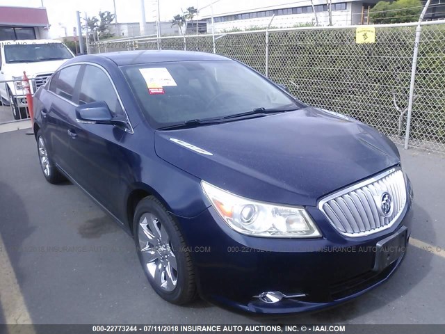 1G4GE5GD7BF326072 - 2011 BUICK LACROSSE CXS BLUE photo 1