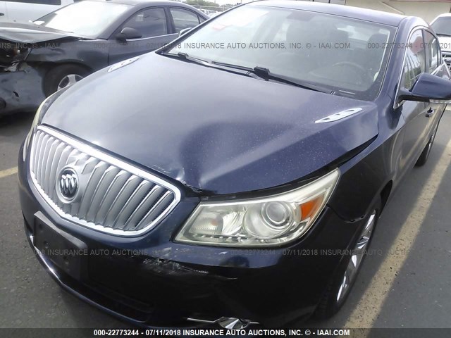 1G4GE5GD7BF326072 - 2011 BUICK LACROSSE CXS BLUE photo 6