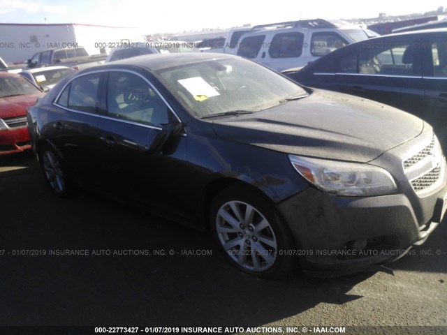 1G11E5SAXDF306188 - 2013 CHEVROLET MALIBU 2LT GRAY photo 1