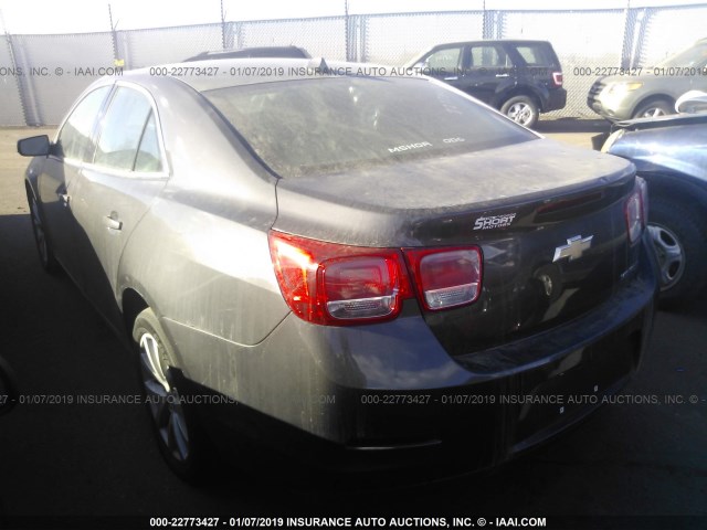 1G11E5SAXDF306188 - 2013 CHEVROLET MALIBU 2LT GRAY photo 3