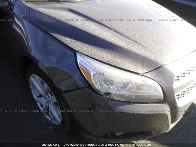 1G11E5SAXDF306188 - 2013 CHEVROLET MALIBU 2LT GRAY photo 6