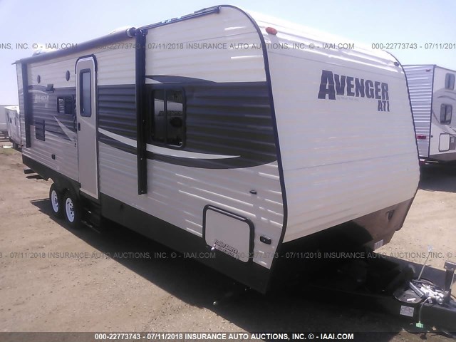 5ZT2AVKB9HB914506 - 2017 FOREST RIVER AVENGER  棕色 照片 1