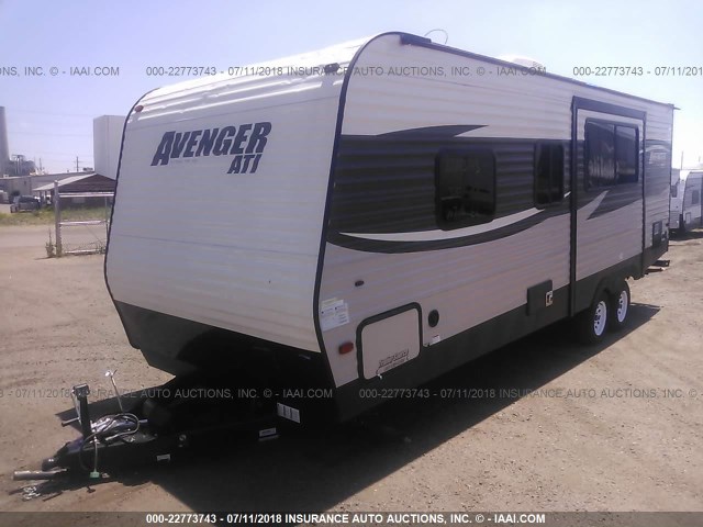 5ZT2AVKB9HB914506 - 2017 FOREST RIVER AVENGER  棕色 照片 2