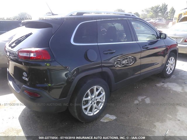 1C4PJMCB5FW734364 - 2015 JEEP CHEROKEE LATITUDE BLACK photo 4