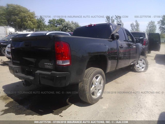 1GT4K1B62AF122828 - 2010 GMC SIERRA K2500 SLT BLACK photo 4