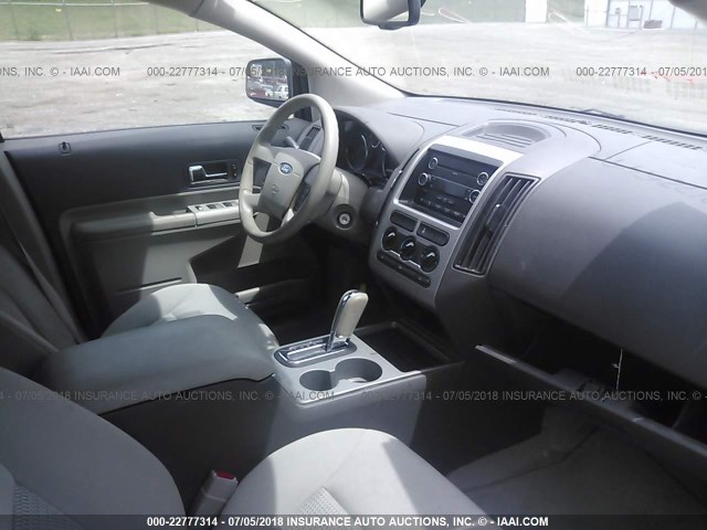 2FMDK36C99BA62079 - 2009 FORD EDGE SE GRAY photo 5