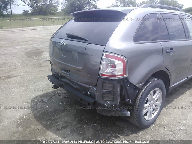 2FMDK36C99BA62079 - 2009 FORD EDGE SE GRAY photo 6