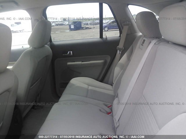 2FMDK36C99BA62079 - 2009 FORD EDGE SE GRAY photo 8