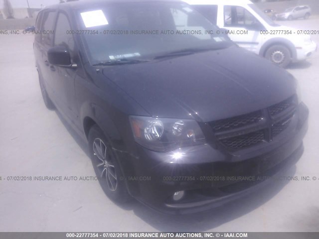 2C4RDGEG5HR782792 - 2017 DODGE GRAND CARAVAN  BLACK photo 1