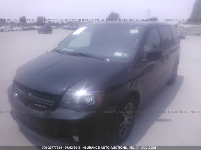 2C4RDGEG5HR782792 - 2017 DODGE GRAND CARAVAN  BLACK photo 2