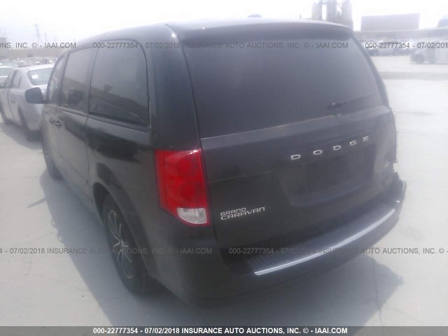 2C4RDGEG5HR782792 - 2017 DODGE GRAND CARAVAN  BLACK photo 3