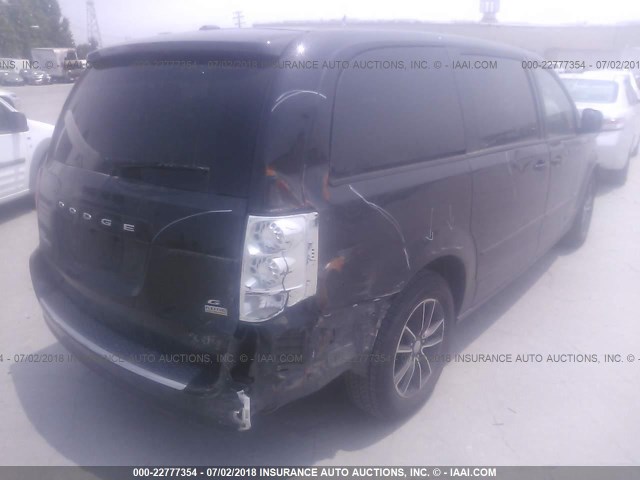 2C4RDGEG5HR782792 - 2017 DODGE GRAND CARAVAN  BLACK photo 4