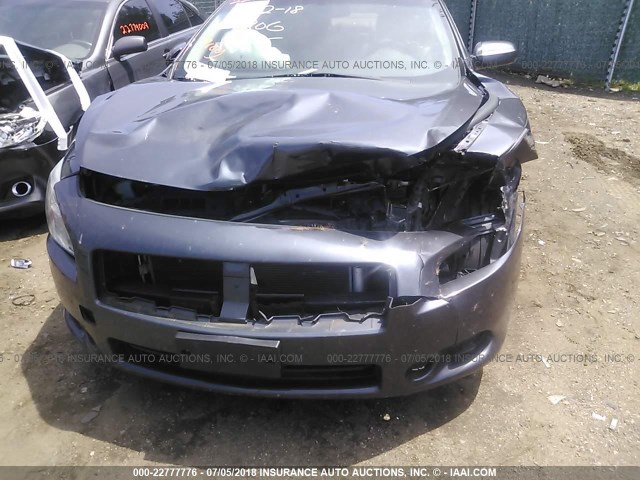 1N4AA51E99C850705 - 2009 NISSAN MAXIMA S/SV GRAY photo 6