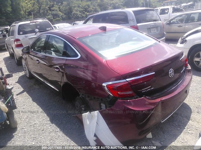 1G4ZR5SS0HU165944 - 2017 BUICK LACROSSE PREMIUM RED photo 3