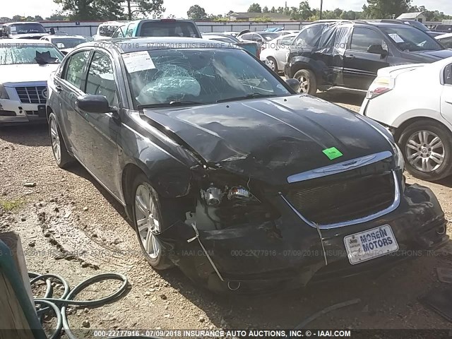 1C3CCBBG9CN283004 - 2012 CHRYSLER 200 TOURING BLACK photo 1