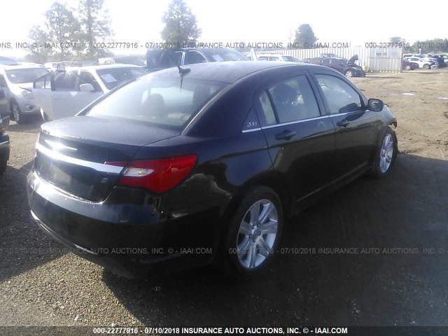 1C3CCBBG9CN283004 - 2012 CHRYSLER 200 TOURING BLACK photo 4