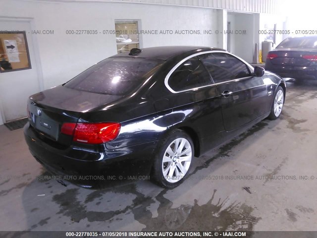 WBAKF5C53BE586384 - 2011 BMW 328 XI SULEV BLACK photo 4