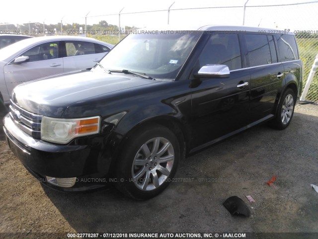 2FMDK53C89BA26898 - 2009 FORD FLEX LIMITED BLACK photo 2