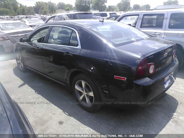 1G1ZC5E13BF296427 - 2011 CHEVROLET MALIBU 1LT 黑色 照片 3