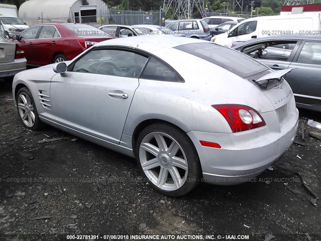 1C3AN59L85X042872 - 2005 CHRYSLER CROSSFIRE GRAY photo 3