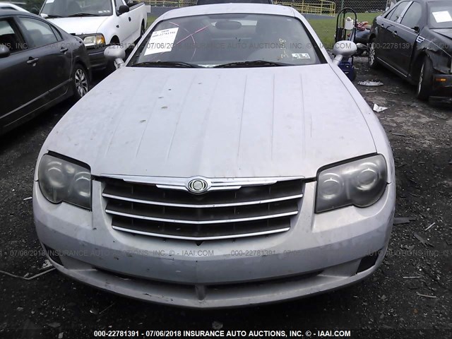 1C3AN59L85X042872 - 2005 CHRYSLER CROSSFIRE GRAY photo 6