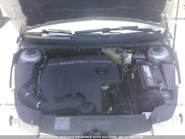 1G1ZA5E06AF106714 - 2010 CHEVROLET MALIBU LS 银色 照片 10