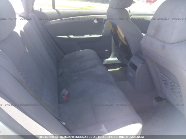 1G1ZA5E06AF106714 - 2010 CHEVROLET MALIBU LS 银色 照片 8