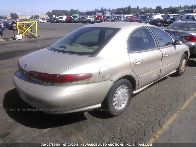 1MEFM53S3XA661176 - 1999 MERCURY SABLE LS TAN photo 4