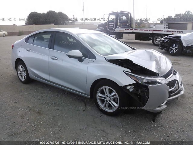 1G1BE5SM7H7236129 - 2017 CHEVROLET CRUZE LT SILVER photo 1