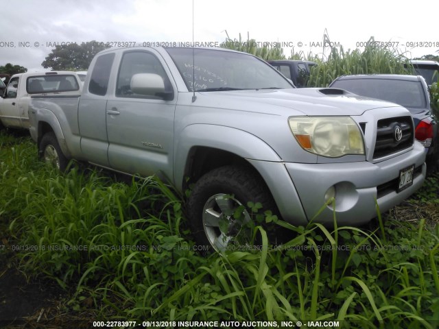 5TEUU42N95Z132039 - 2005 TOYOTA TACOMA ACCESS CAB ვერცხლისფერი ფოტო 1
