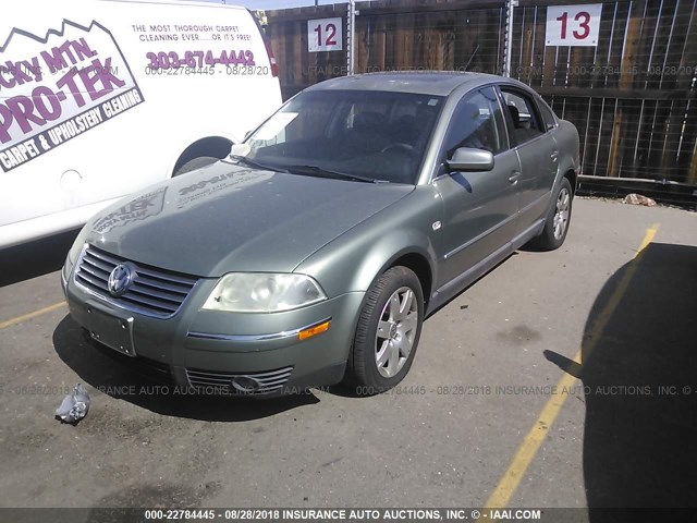 WVWRH63B02P185399 - 2002 VOLKSWAGEN PASSAT GLX 绿色 照片 2