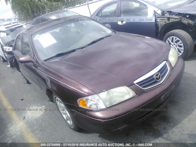 1YVGF22D1Y5113537 - 2000 MAZDA 626 ES/LX MAROON photo 1