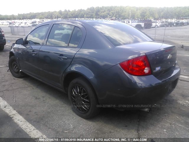 1G1AT58H397175858 - 2009 CHEVROLET COBALT LT GRAY photo 3