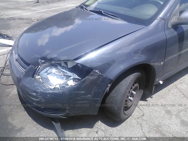 1G1AT58H397175858 - 2009 CHEVROLET COBALT LT GRAY photo 6