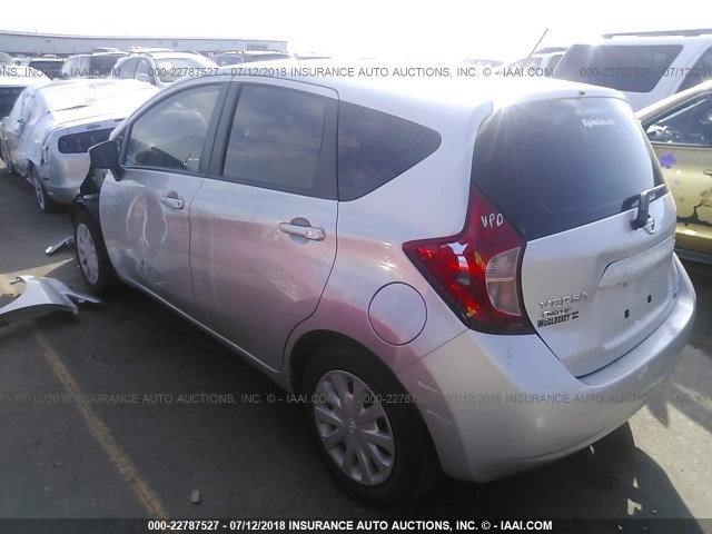 3N1CE2CP8GL395905 - 2016 NISSAN VERSA NOTE S/S PLUS/SV/SL/SR SILVER photo 3