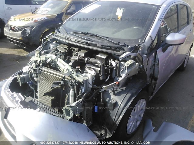 3N1CE2CP8GL395905 - 2016 NISSAN VERSA NOTE S/S PLUS/SV/SL/SR SILVER photo 6