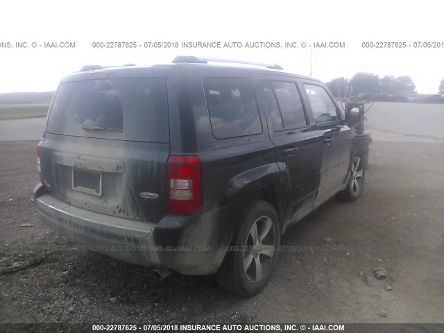 1C4NJPFA7GD583729 - 2016 JEEP PATRIOT LATITUDE BLACK photo 4