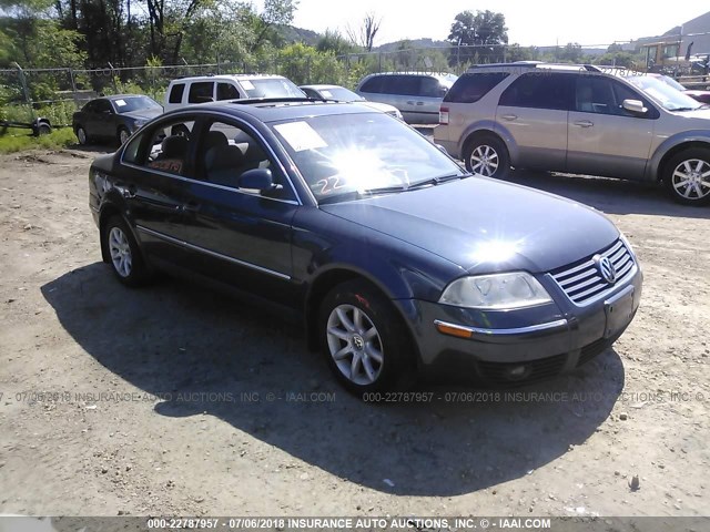 WVWPD63B94E271859 - 2004 VOLKSWAGEN PASSAT GLS BLACK photo 1