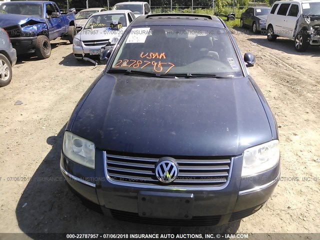 WVWPD63B94E271859 - 2004 VOLKSWAGEN PASSAT GLS BLACK photo 6