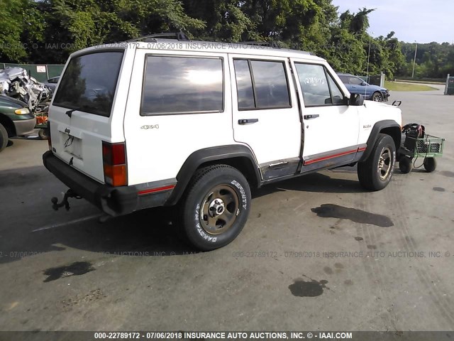 1J4FJ68S3TL245632 - 1996 JEEP CHEROKEE SPORT/CLASSIC WHITE photo 4