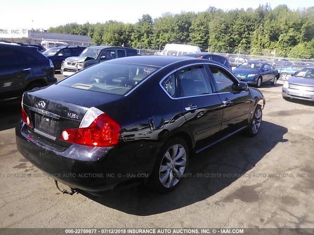 JNKAY01F27M458933 - 2007 INFINITI M35 SPORT BLACK photo 4