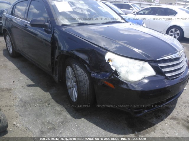 1C3CC5FB0AN170572 - 2010 CHRYSLER SEBRING LIMITED BLACK photo 6