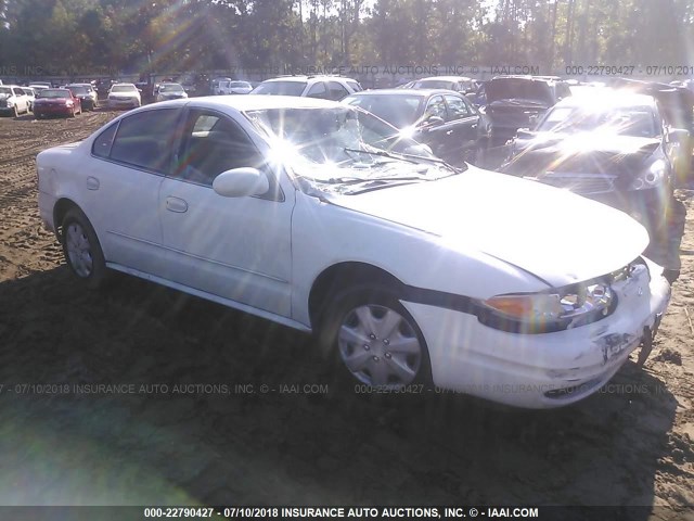 1G3NL52F53C304617 - 2003 OLDSMOBILE ALERO GL WHITE photo 1