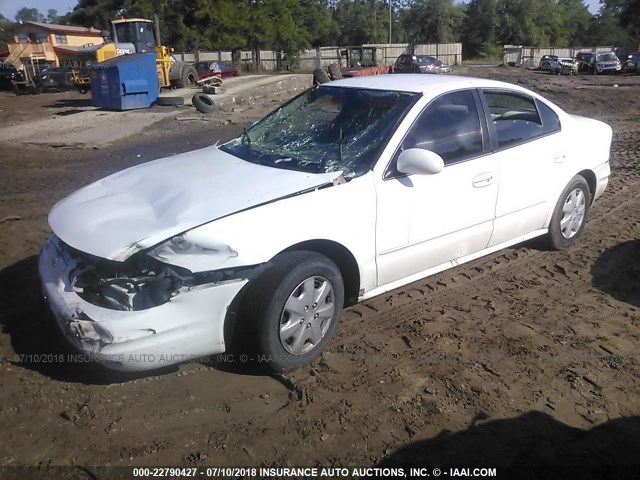 1G3NL52F53C304617 - 2003 OLDSMOBILE ALERO GL WHITE photo 2