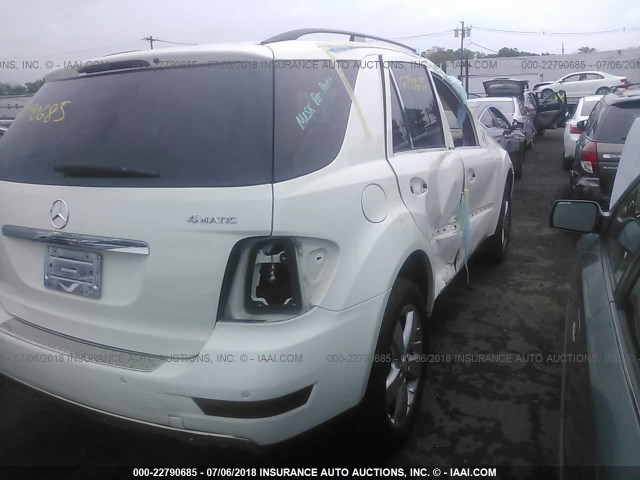 4JGBB86E39A499500 - 2009 MERCEDES-BENZ ML 350 WHITE photo 6