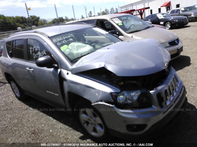 1C4NJCBA6FD190611 - 2015 JEEP COMPASS SPORT GRAY photo 1