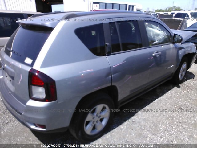 1C4NJCBA6FD190611 - 2015 JEEP COMPASS SPORT GRAY photo 4