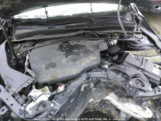 19UUB3F52FA002840 - 2015 ACURA TLX TECH GRAY photo 10